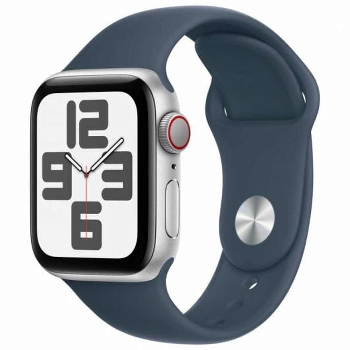 Montre intelligente Apple Watch SE + Cellular Bleu Argenté 40 mm