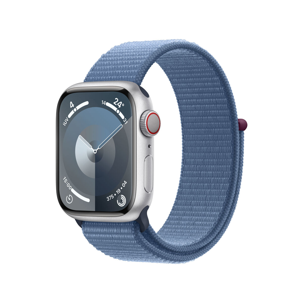 Smartwatch Apple Series 9 Blå Sølvfarvet