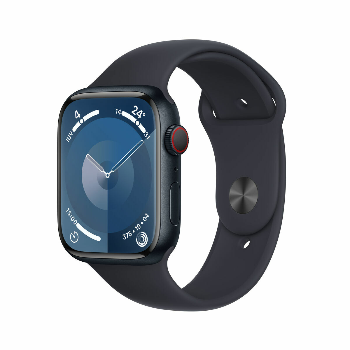 Smartwatch Apple Watch Series 9 + Cellular Sort 45 mm
