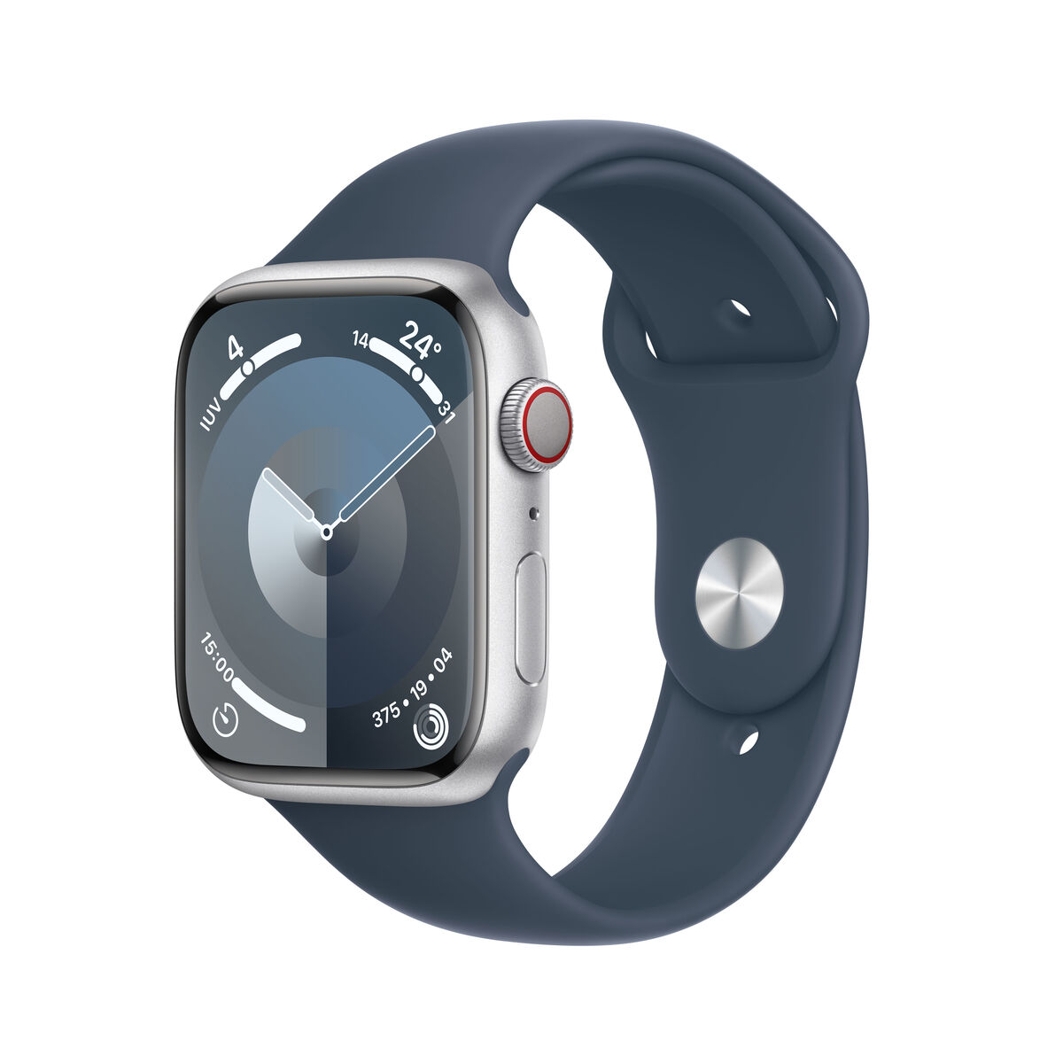 Smartwatch Apple Watch Series 9 + Cellular Azzurro Argentato 45 mm
