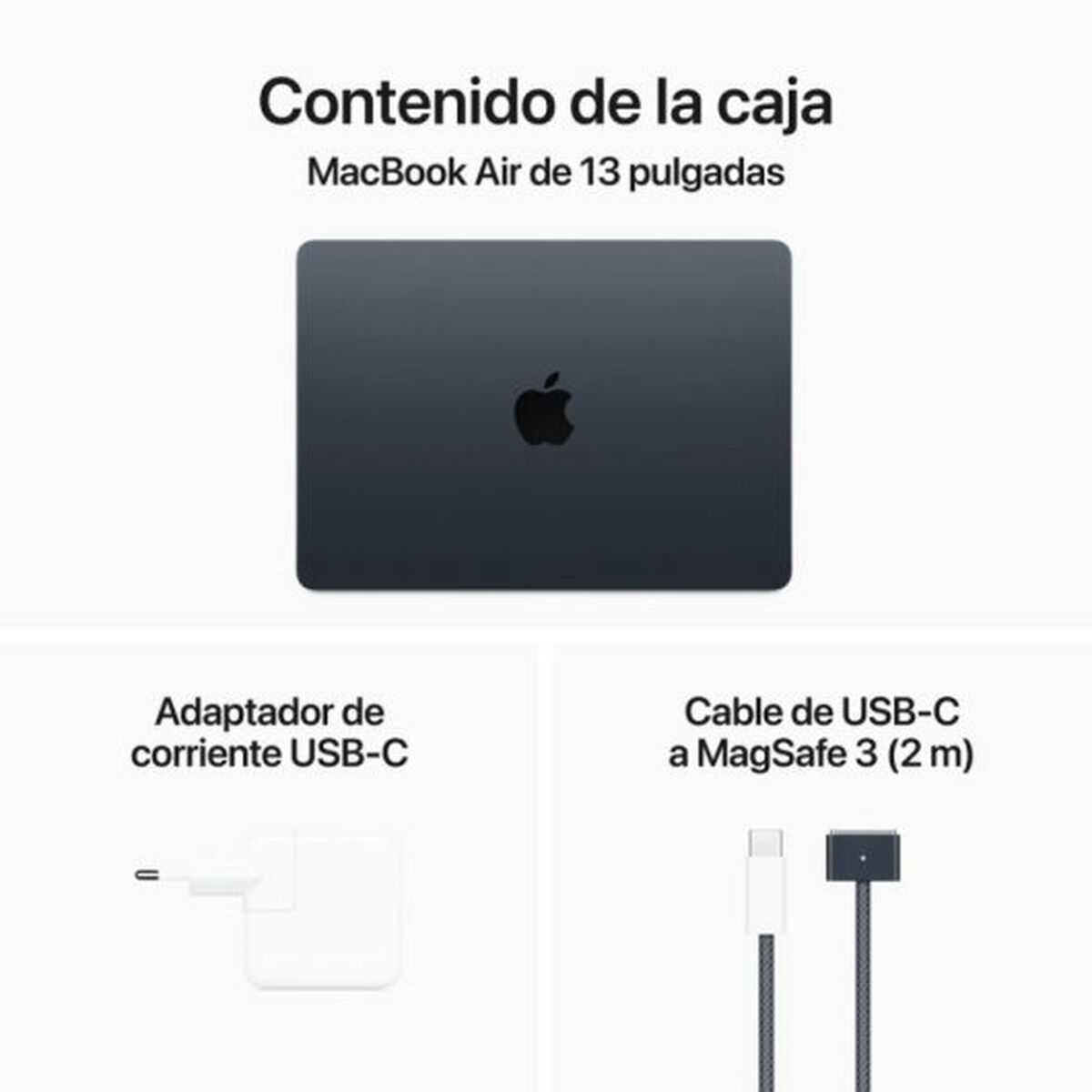Ordinateur Portable Apple MacBook Air Apple M3 13,6" 8 GB RAM 256 GB SSD M3