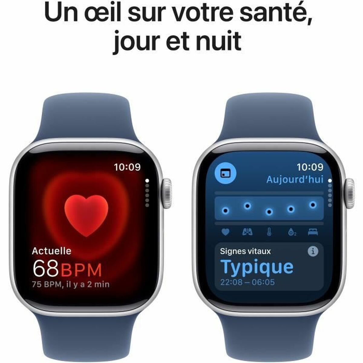 Afbeeldingen van Smartwatch Apple Watch Series 10 Blue Silver