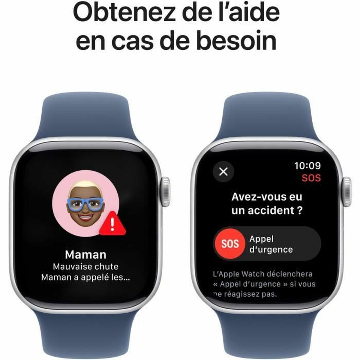Afbeeldingen van Smartwatch Apple Watch Series 10 Blue Silver