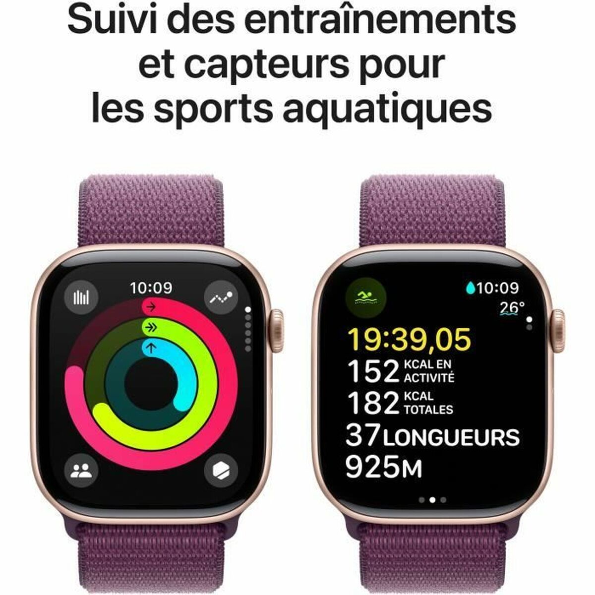 Afbeeldingen van Smartwatch Apple Series 10 GPS 46 mm Rose Gold