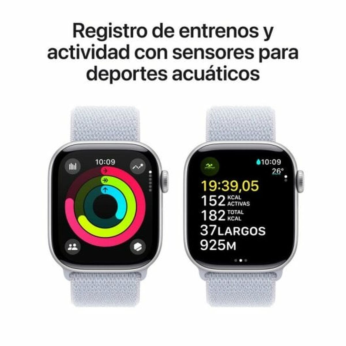 Afbeeldingen van Smartwatch Apple Watch Series 10 Blue Silver