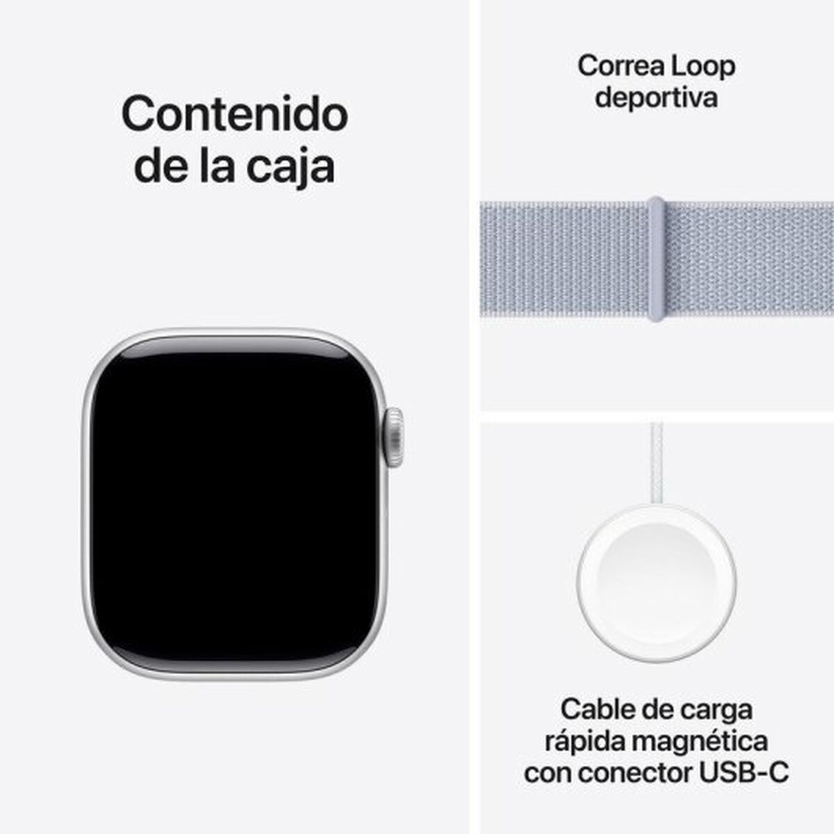 Afbeeldingen van Smartwatch Apple Watch Series 10 Blue Silver