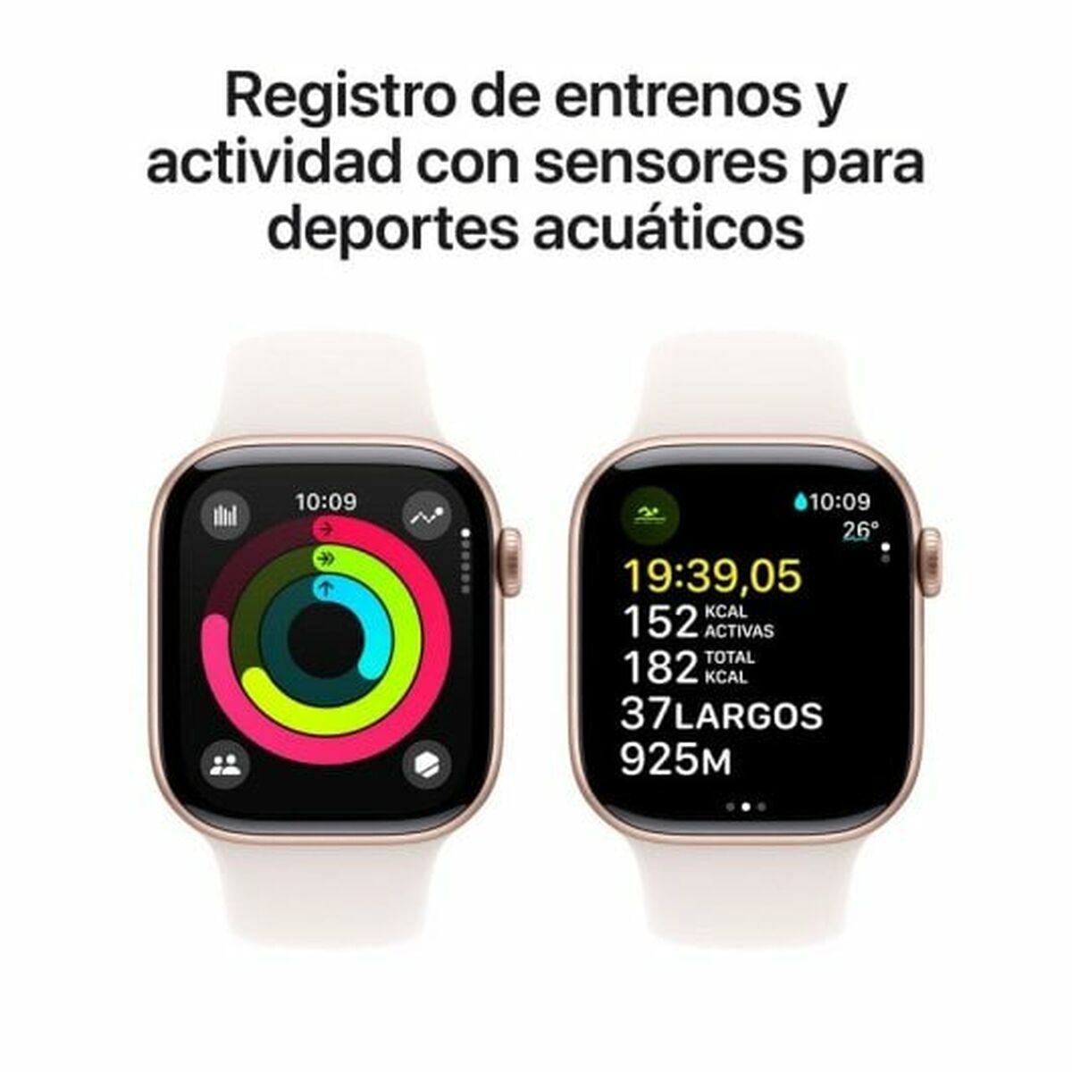 Afbeeldingen van Men's Watch Apple Series 10 GPS 42mm Rose Gold
