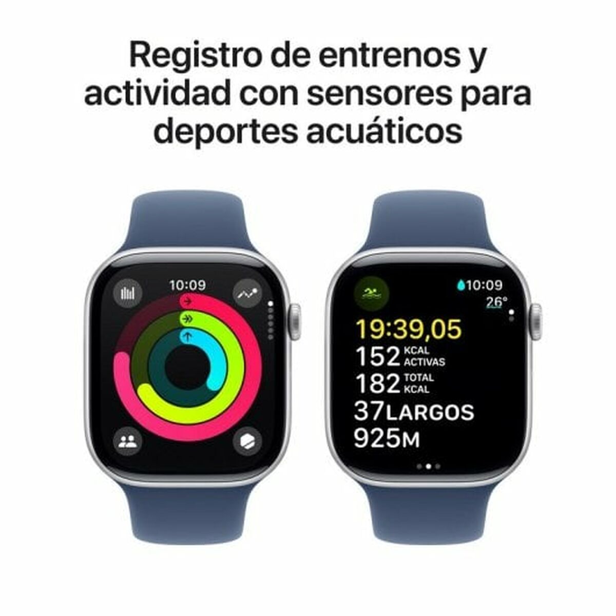 Afbeeldingen van Smartwatch Apple Series 10 Blue Silver 46 mm