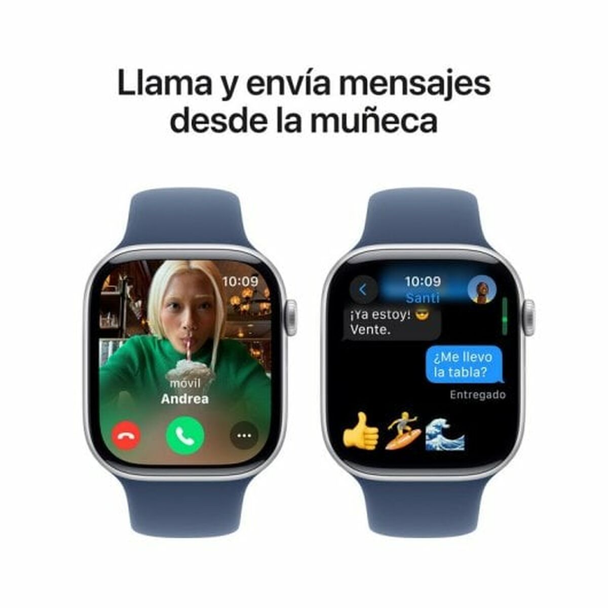 Afbeeldingen van Smartwatch Apple Series 10 Blue Silver 46 mm