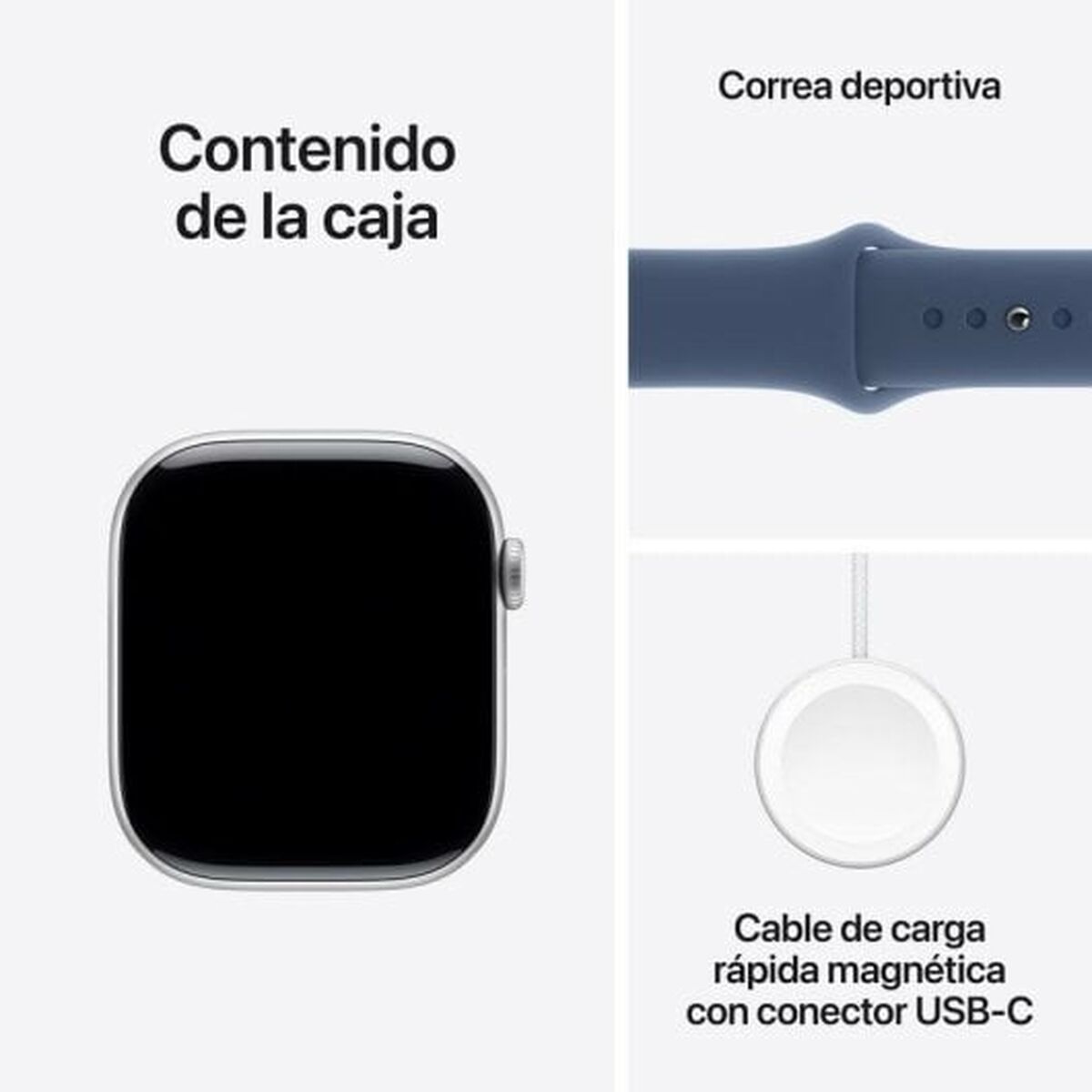 Smartwatch Apple Watch Series 10 GPS + Cellular Silver 1,96" 46 mm