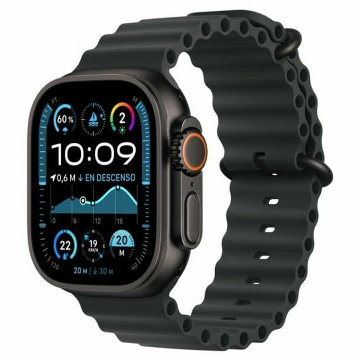 Ceas inteligent Apple Watch Ultra 2 Negru 1,9" 49 mm