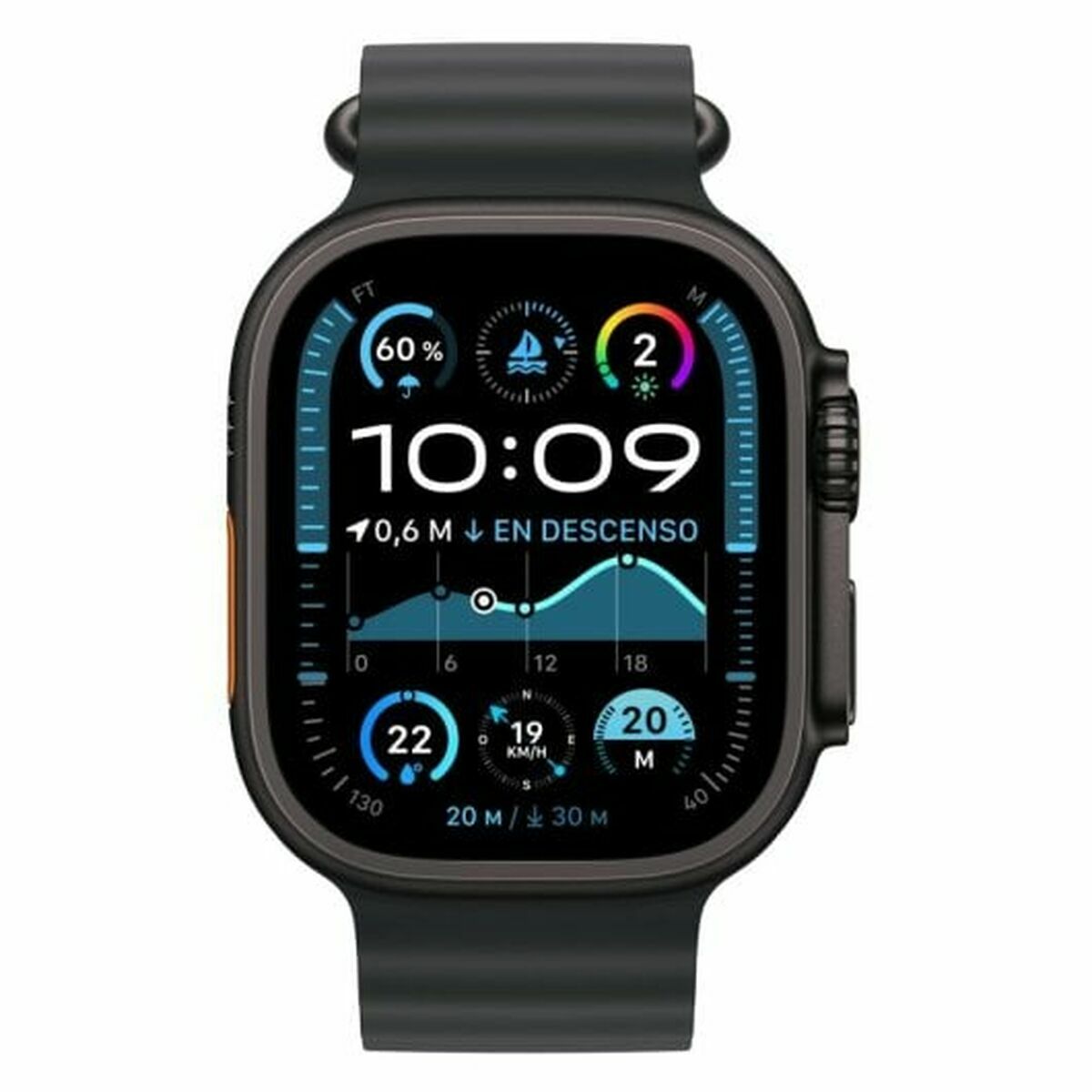 Smartwatch Apple Watch Ultra 2 Black 1,9" 49 mm