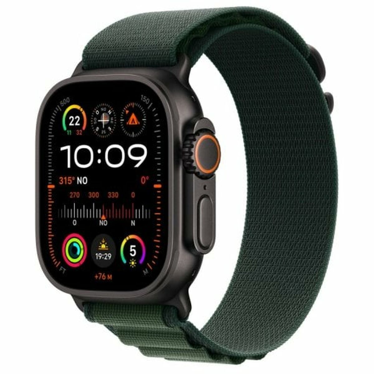 Afbeeldingen van Smartwatch Apple MX4T3TY/A Black Green 49 mm