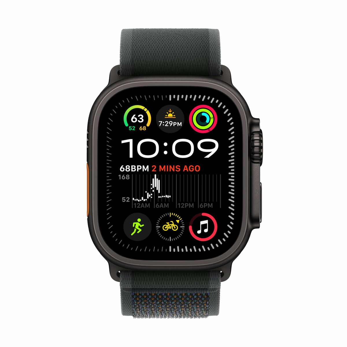 Image de Montre intelligente Apple Watch Ultra 2 Noir 1,92" 49 mm Titane