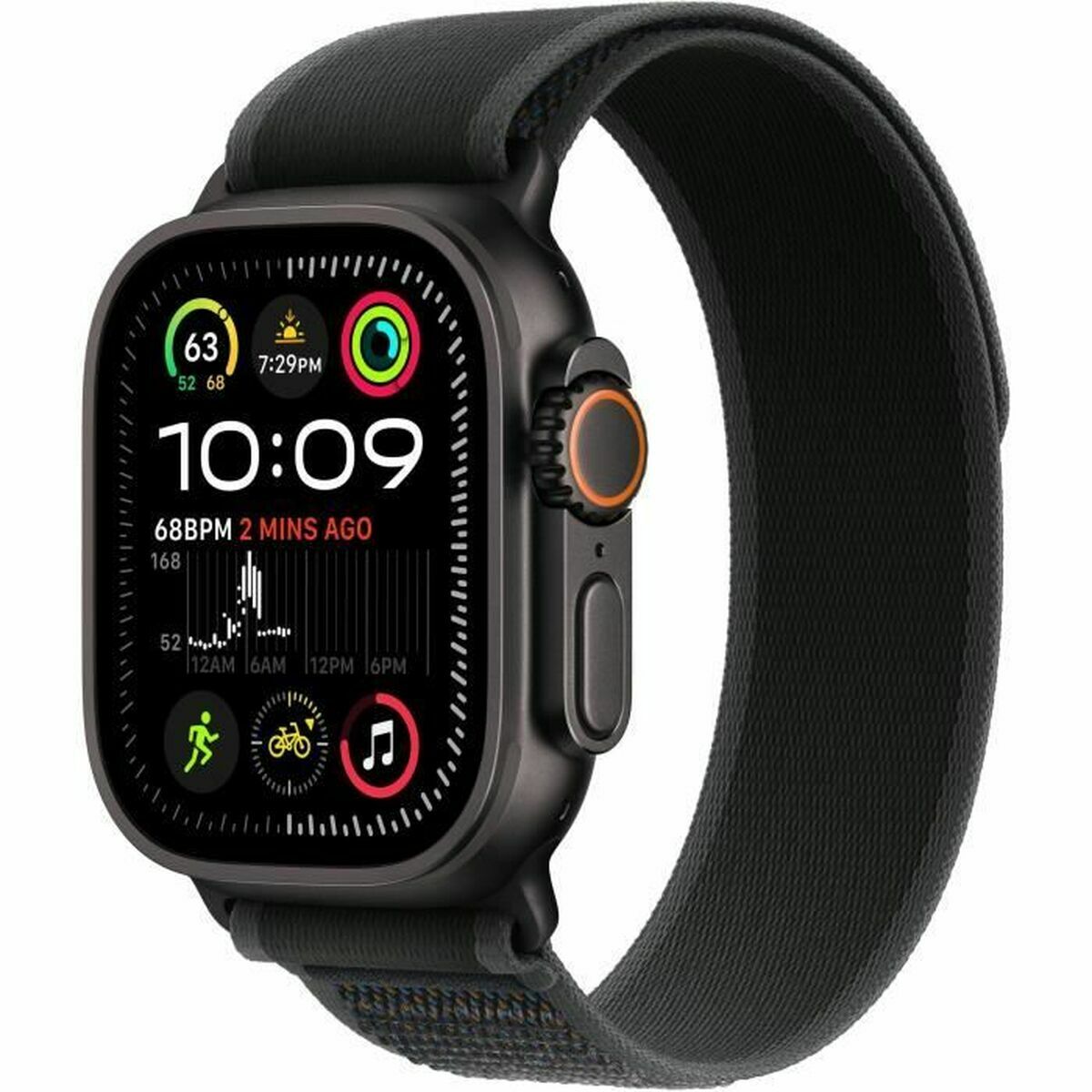 Image de Montre intelligente Apple Watch Ultra 2 Noir 1,92" 49 mm Titane