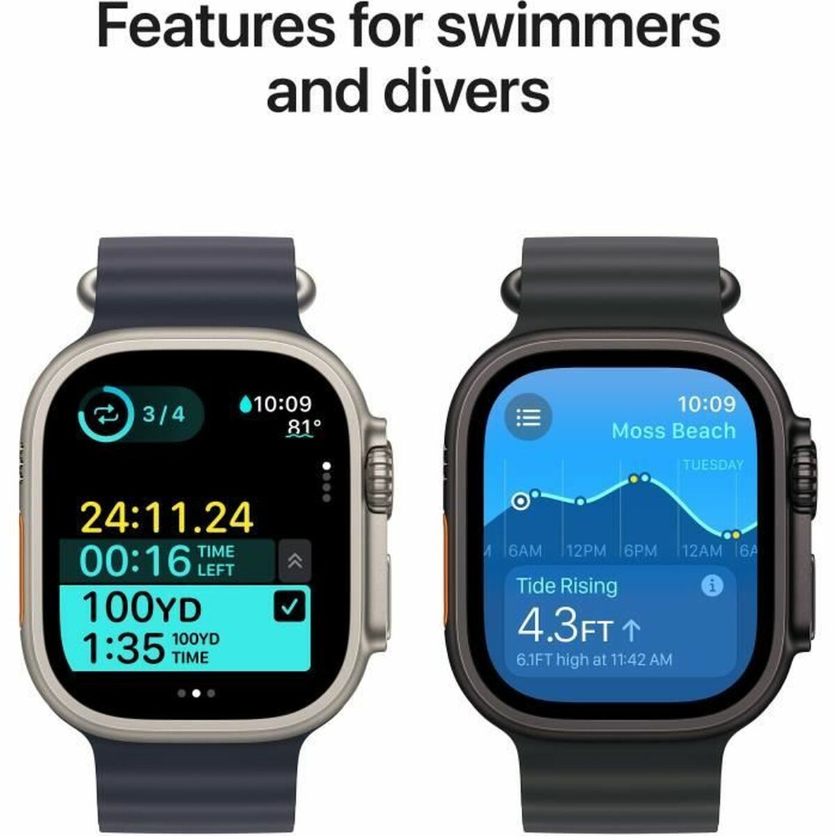 Smartwatch Apple Watch Ultra 2 Black 1,92" 49 mm Titanium