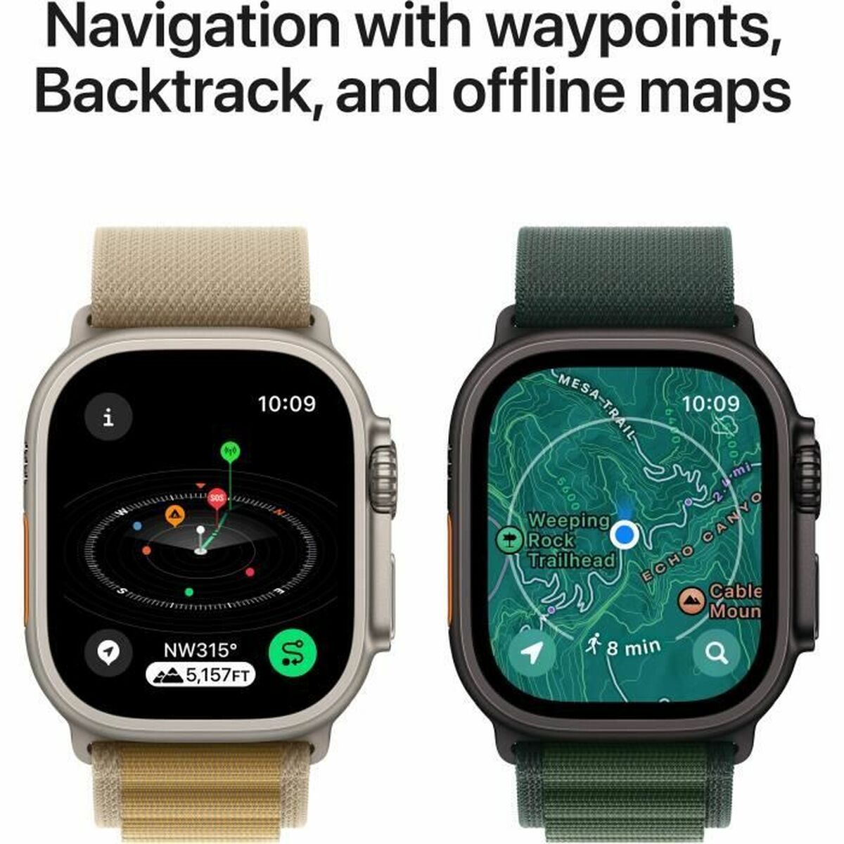 Smartwatch Apple Watch Ultra 2 Black 1,92" 49 mm Titanium