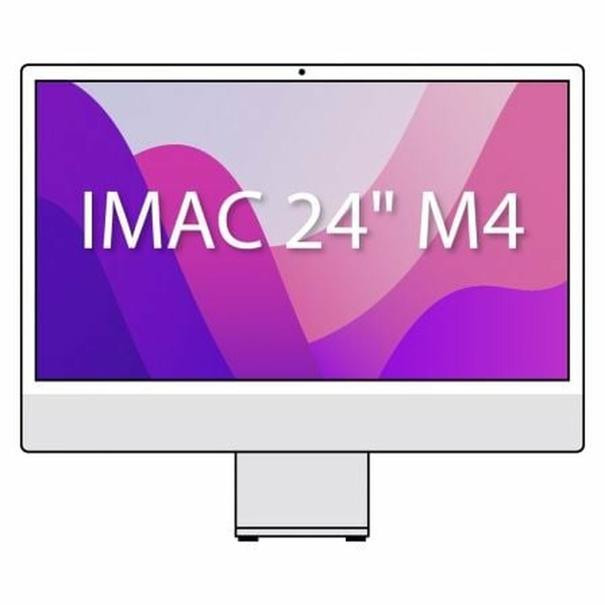 Afbeeldingen van All in One Apple MWUC3Y/A 256 GB SSD 23,5" M4 16 GB RAM