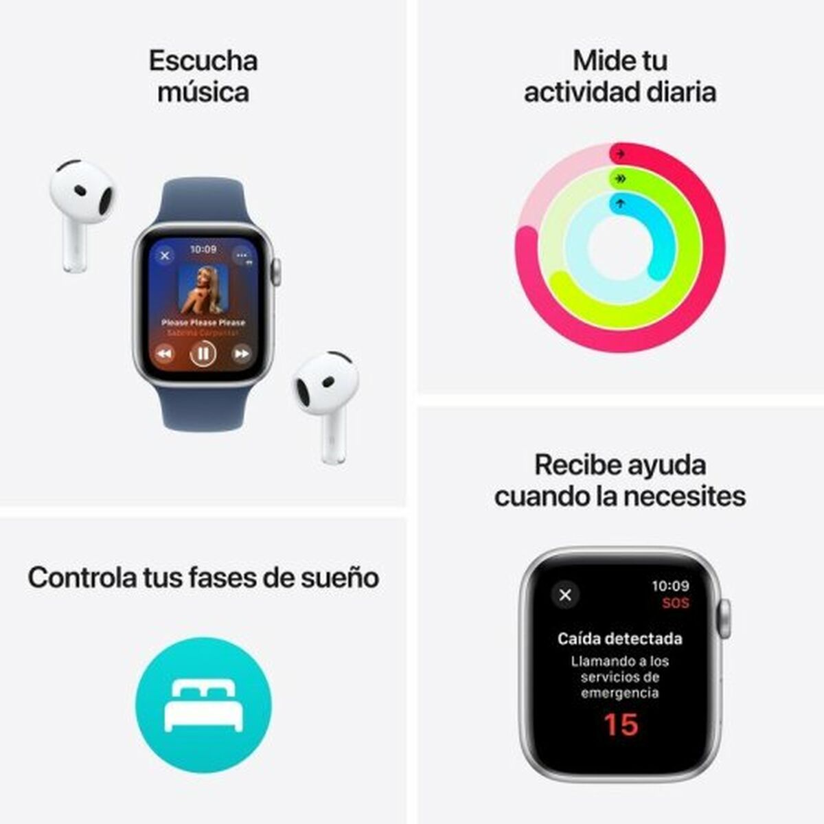 Afbeeldingen van Smartwatch Apple MXEA3QL/A Blue 40 mm