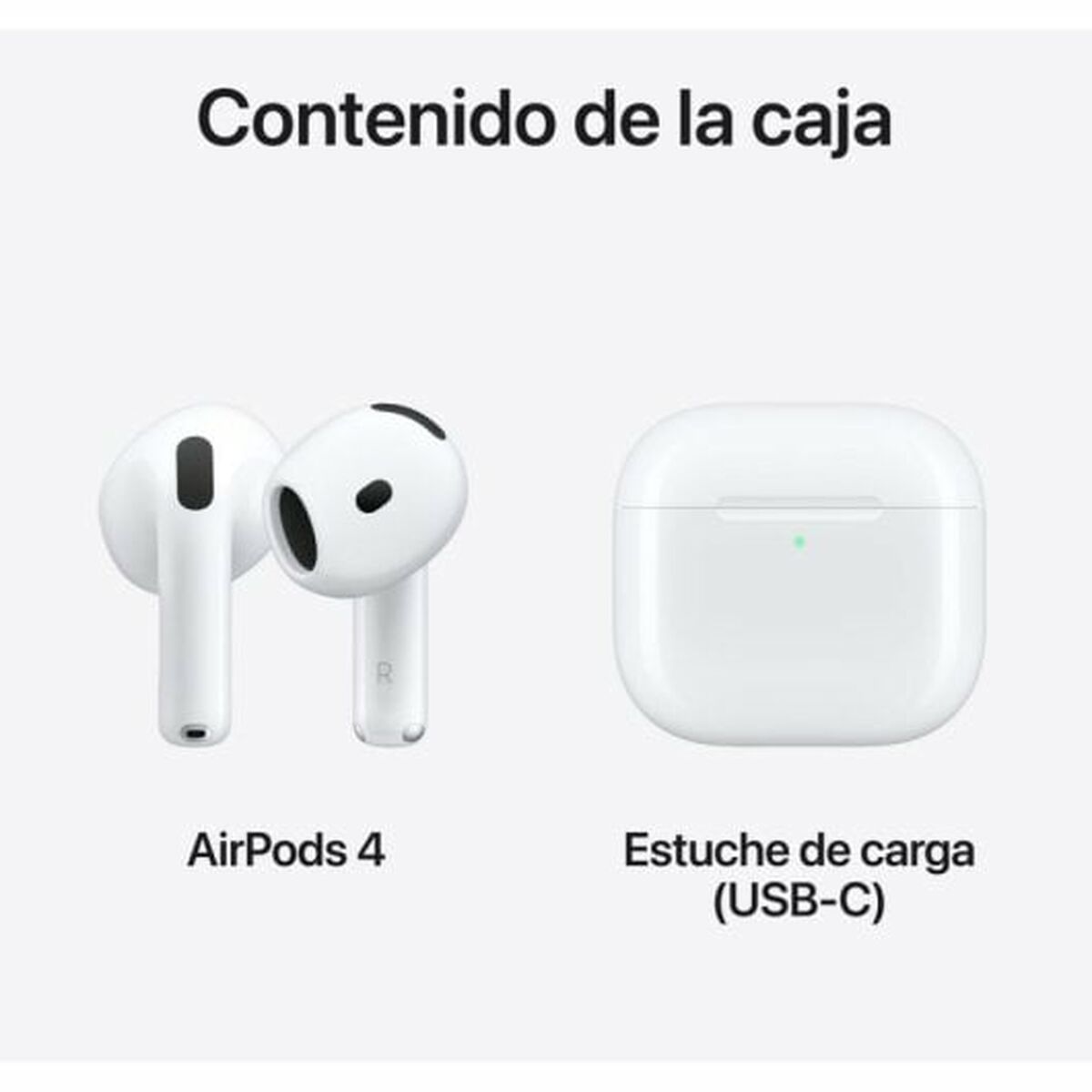 Afbeeldingen van In-ear Bluetooth Headphones Apple AirPods 4 White