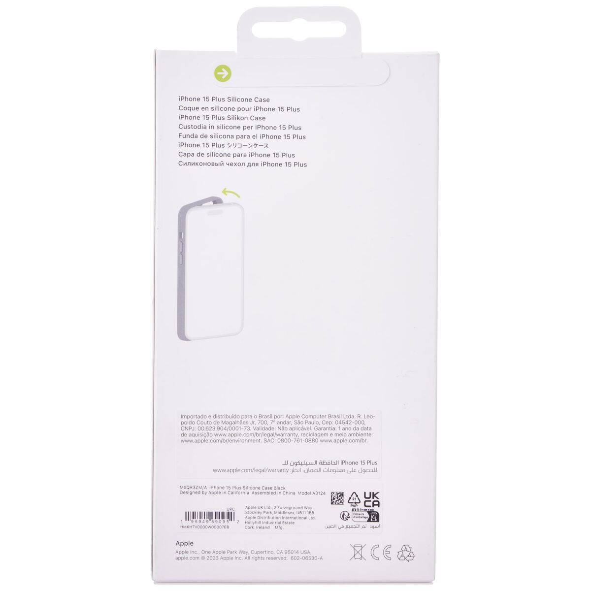 Bild von Mobile cover Apple MXQR3ZM/A Black