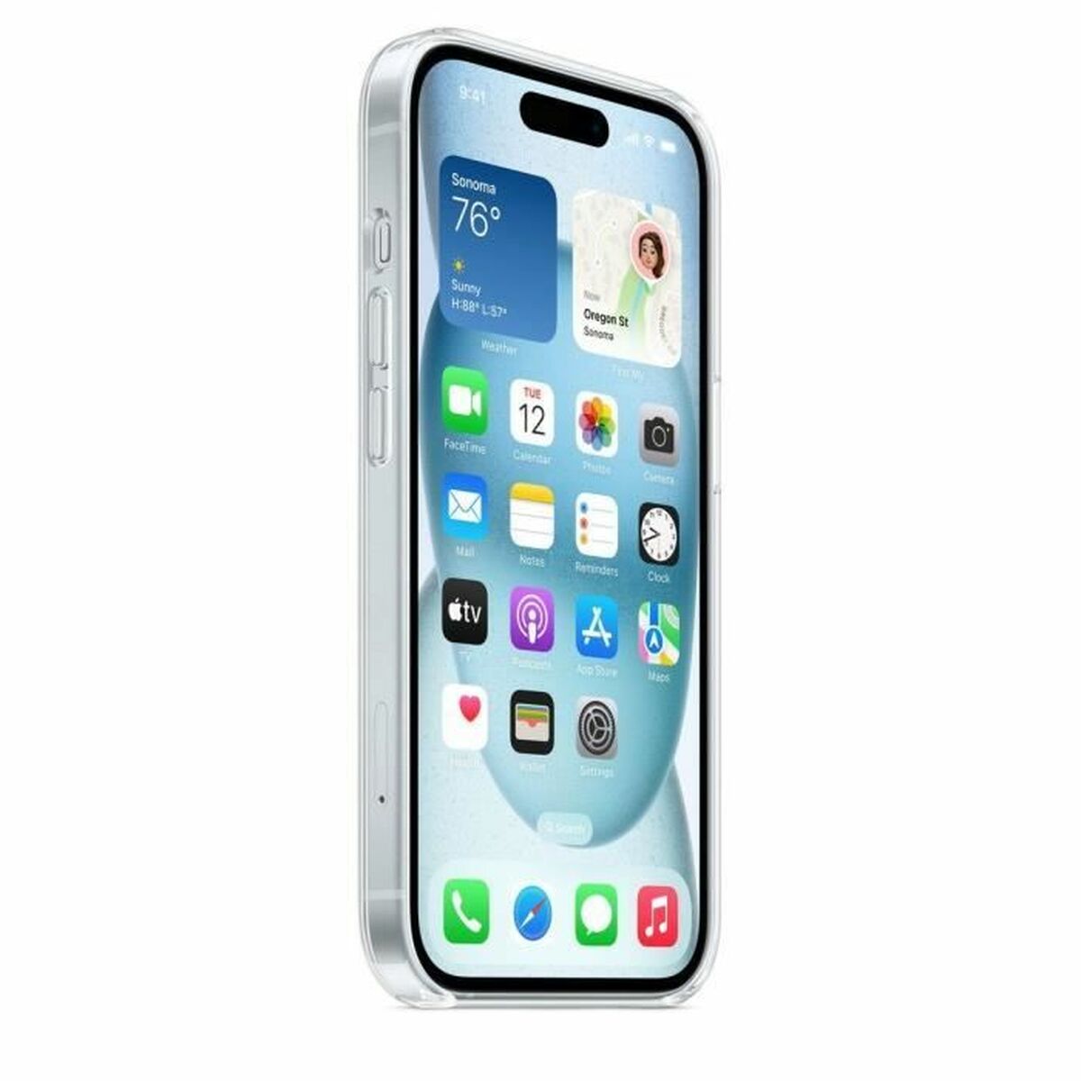 Afbeeldingen van Mobile cover Apple Transparent Apple iPhone 15