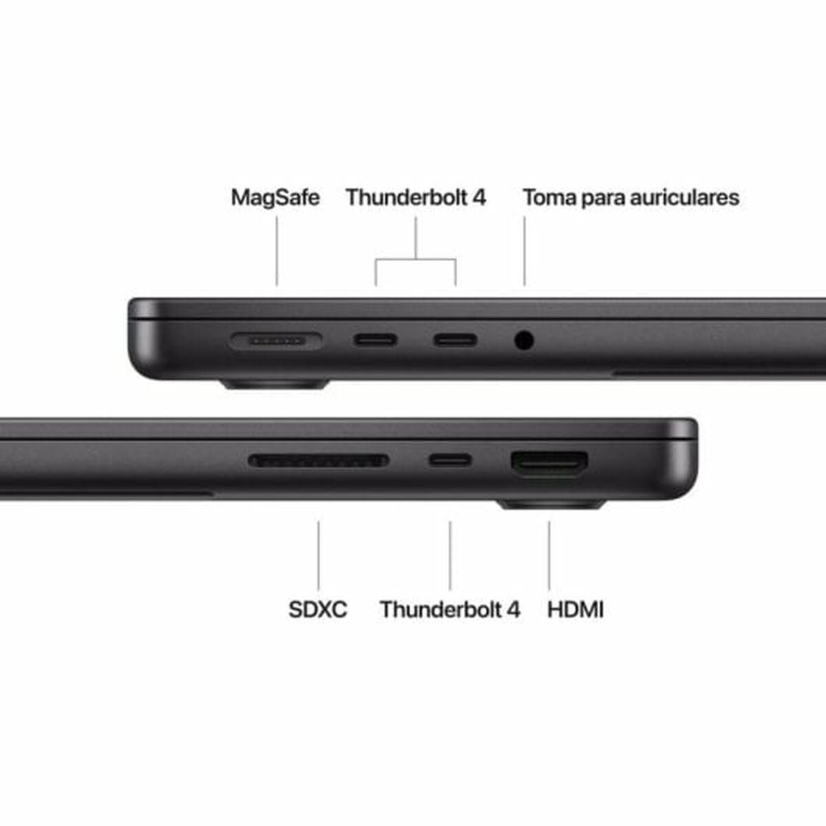 Afbeeldingen van Laptop Apple MW2V3Y/A 14,2" M2 M4 16 GB RAM 24 GB RAM 1 TB SSD