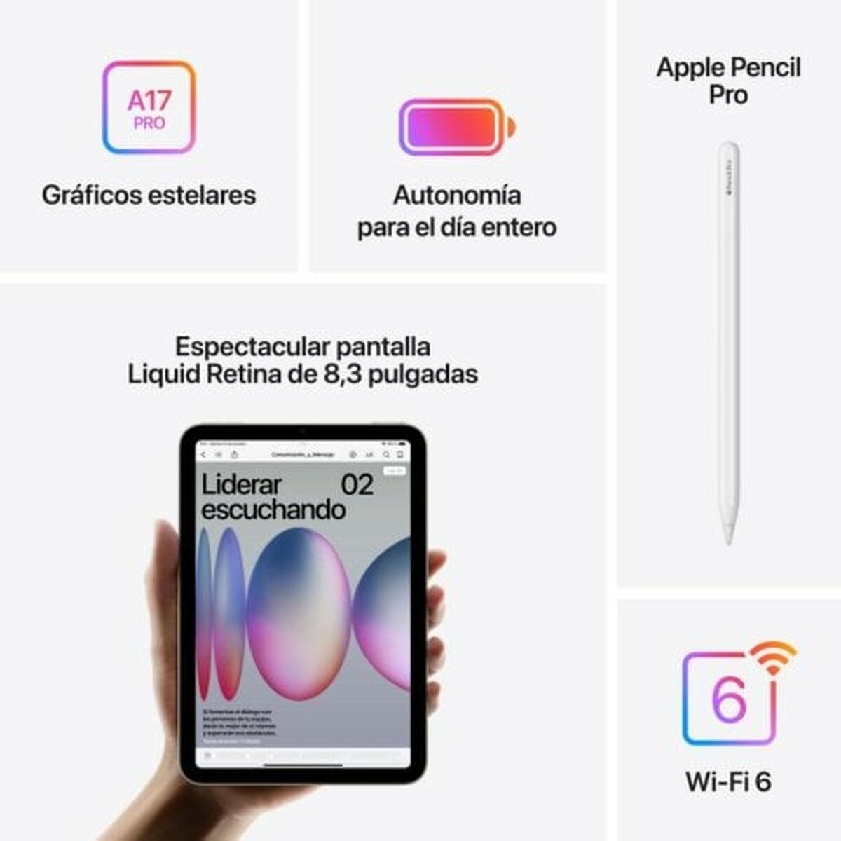 Image de Tablette Apple MXN73TY/A 128 GB Bleu