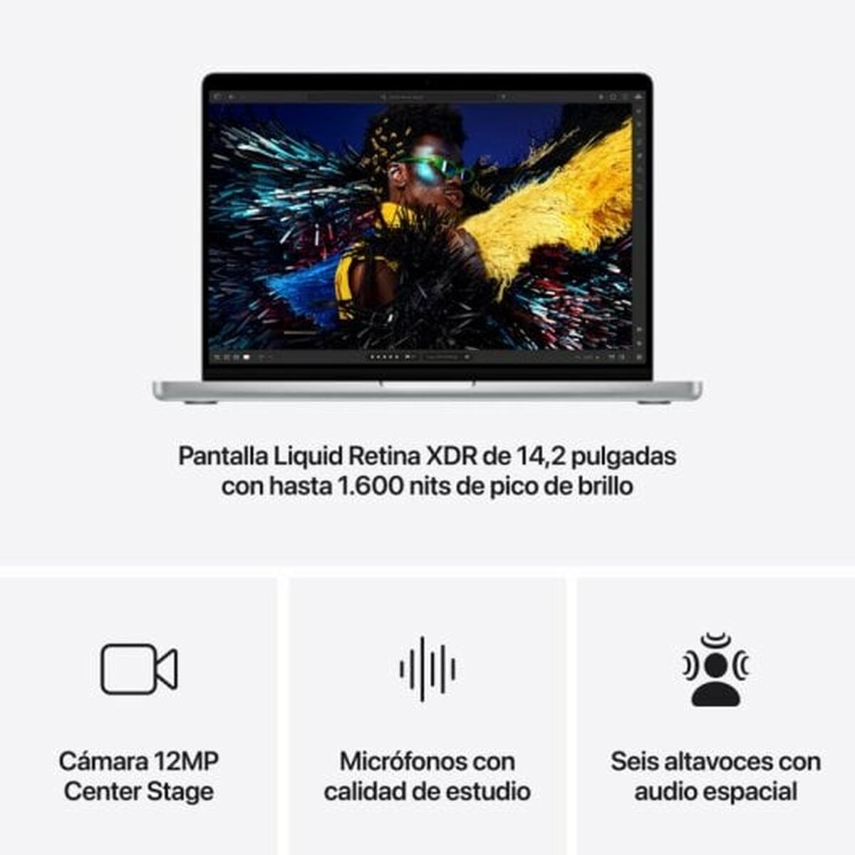 Afbeeldingen van Laptop Apple MX2G3Y/A 14" 1 TB SSD
