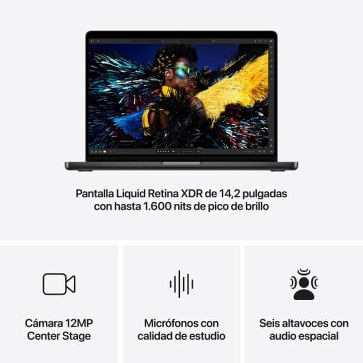 Afbeeldingen van Laptop Apple MX2K3Y/A 14" 1 TB SSD