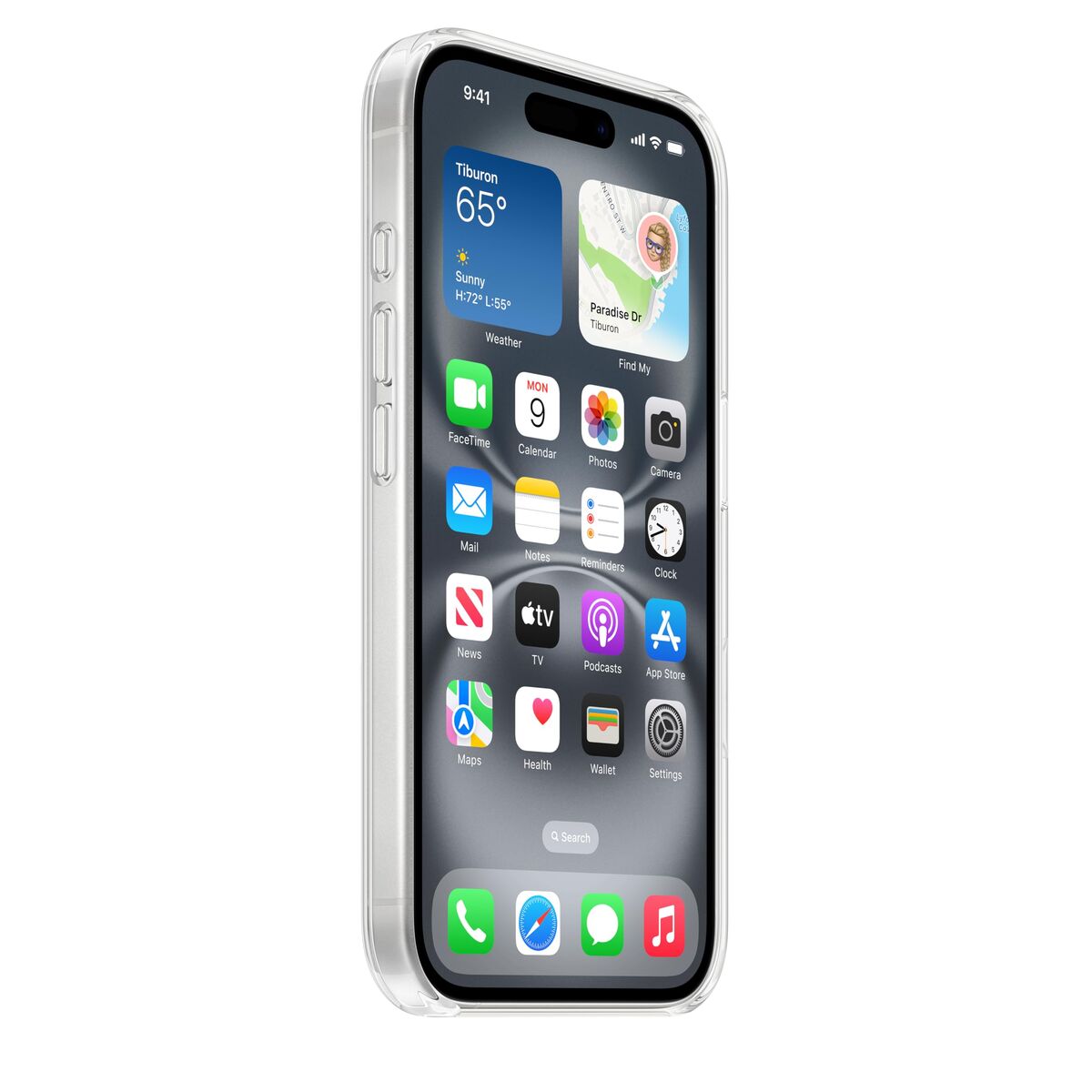 Mobile cover Apple iPhone 16 Transparent