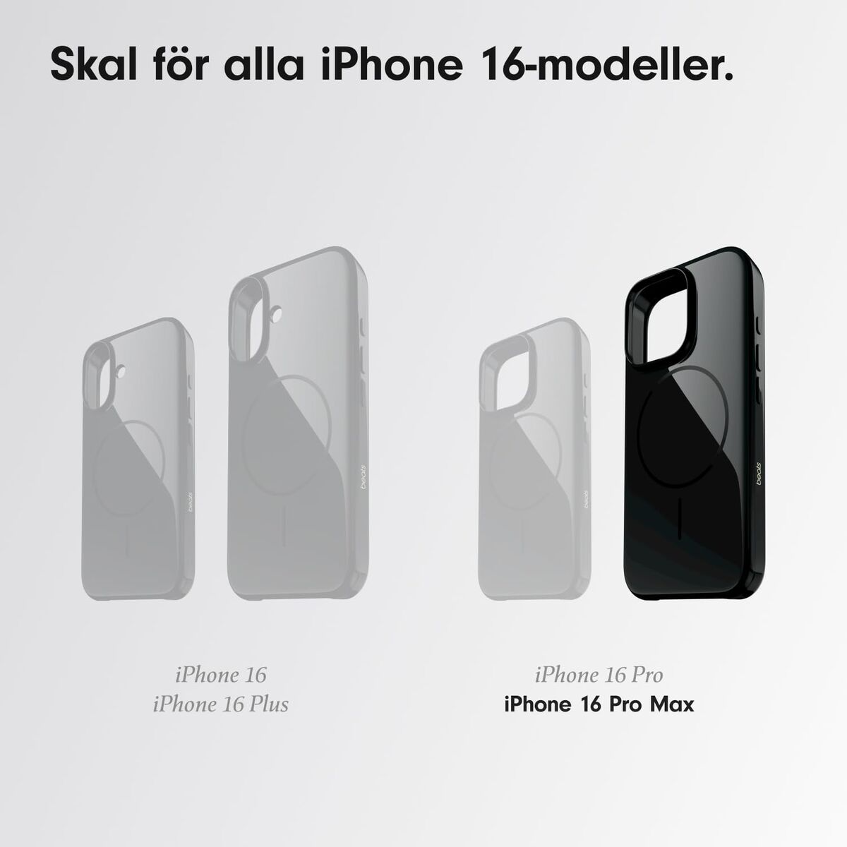 Bild von Mobile cover Apple IPHONE 16 PRO MAX Black Polycarbonate