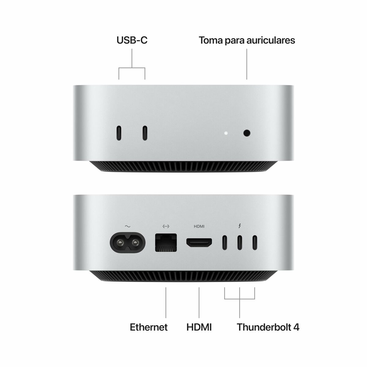 Afbeeldingen van Mini PC Apple MU9D3YP/A 16 GB RAM 256 GB SSD