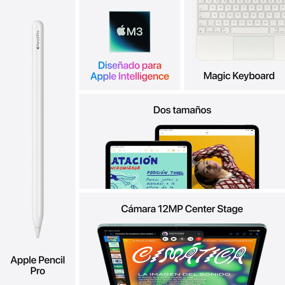 Afbeeldingen van Tablet Apple iPad Air 13" 8 GB RAM 256 GB Blue Grey M3