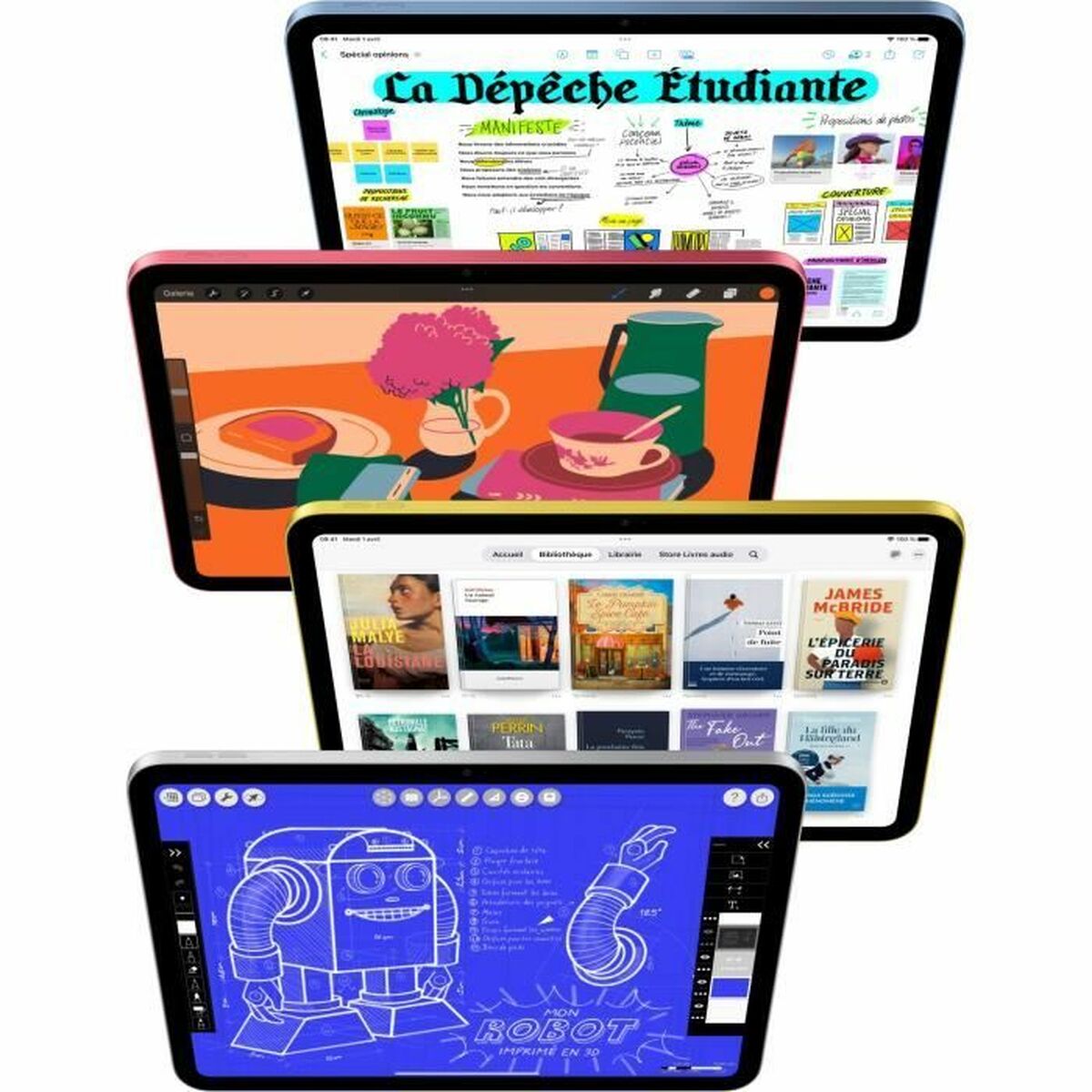 Picture of Tablet Apple Jaune 11" 128 GB