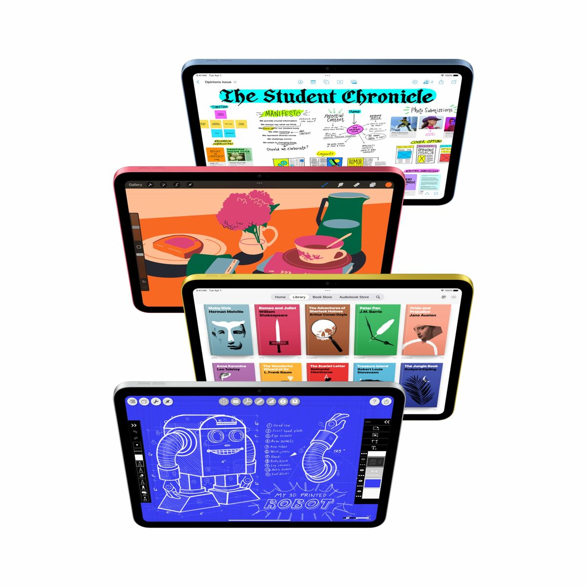 Image de Tablette Apple MD4Y4TY/A 11" 512 GB Bleu M4