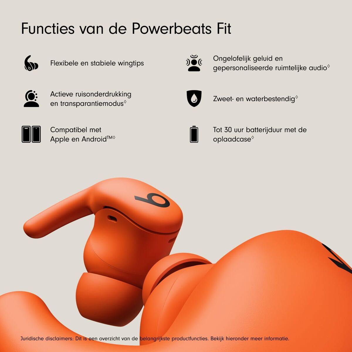 Picture of Headphones with Microphone Apple ME2M4ZM/A Orange