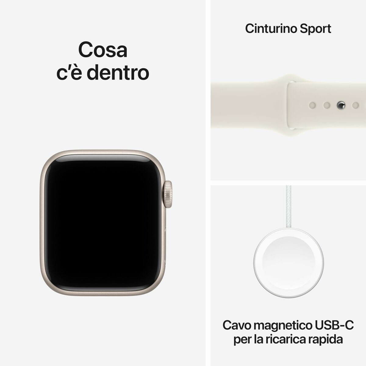 Smartwatch Apple MEH54QL/A White 40 mm