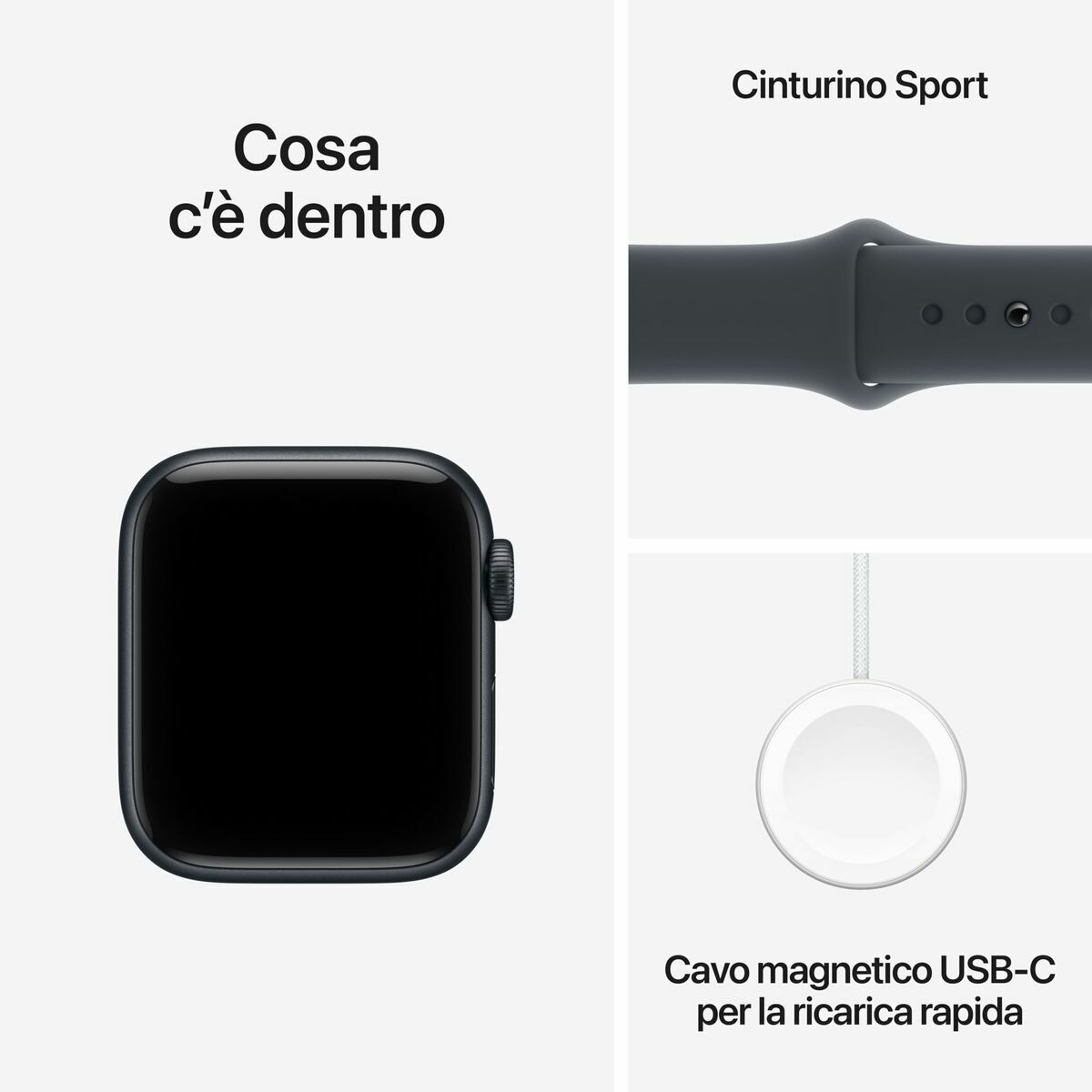 Smartwatch Apple MEH94QL/A Black 40 mm