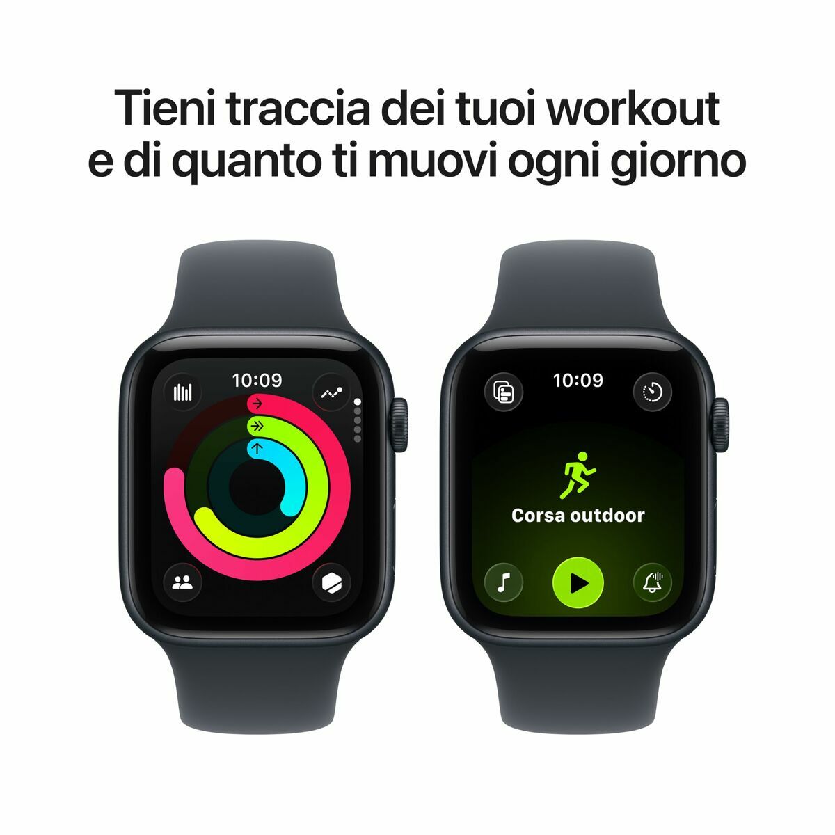 Immagine di Smartwatch Apple MEHQ4QL/A Black Ø 44 mm
