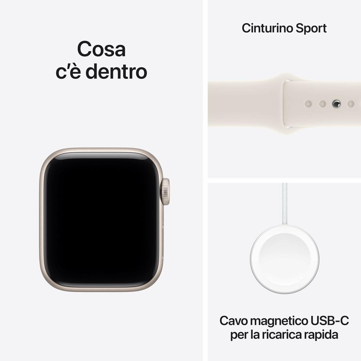 Image de Smartwatch Apple Apple Watch SE3 40 mm 1,78" Beige Ø 40 mm
