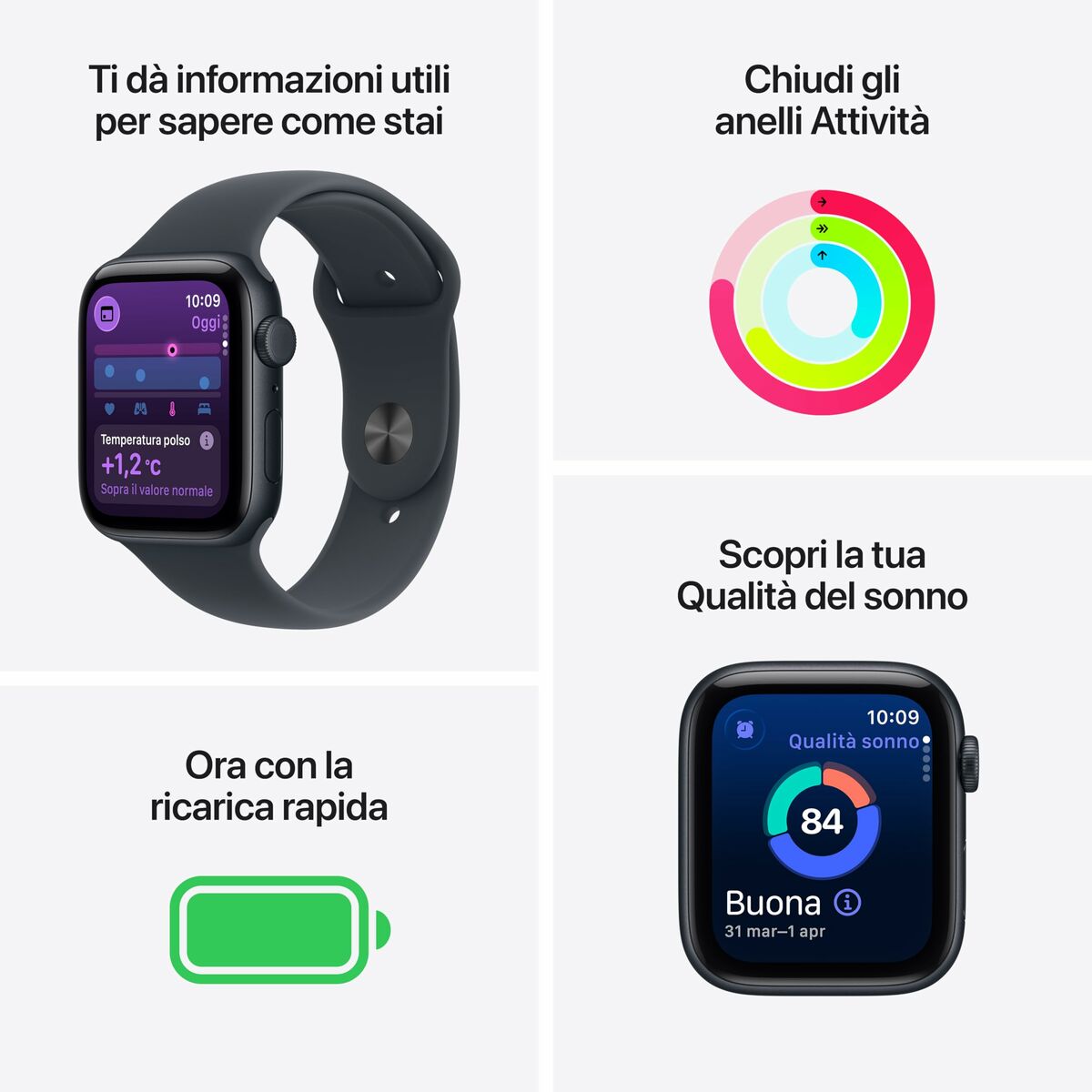 Afbeeldingen van Smartwatch Apple Apple Watch SE3 White 44 mm 1,78" Ø 44 mm