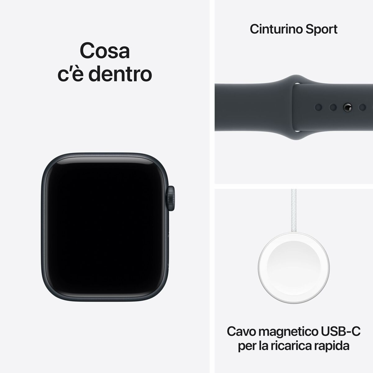 Smartwatch Apple Apple Watch SE3 Black 44 mm 1,78" Ø 44 mm