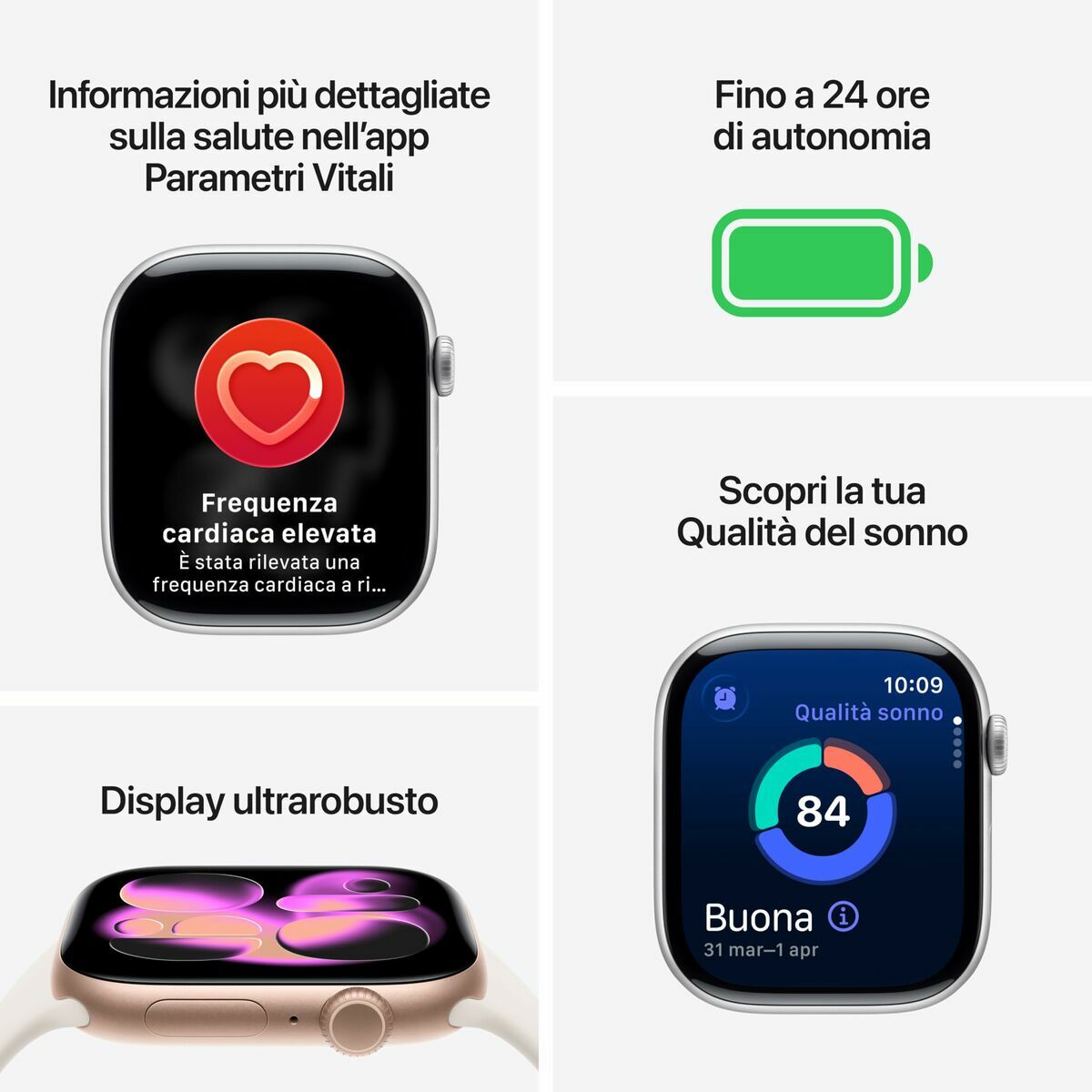 Bild von Smartwatch Apple MEQW4QL/A Grau 42 mm