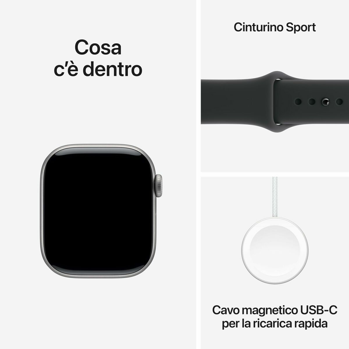 Bild von Smartwatch Apple MEQW4QL/A Grau 42 mm