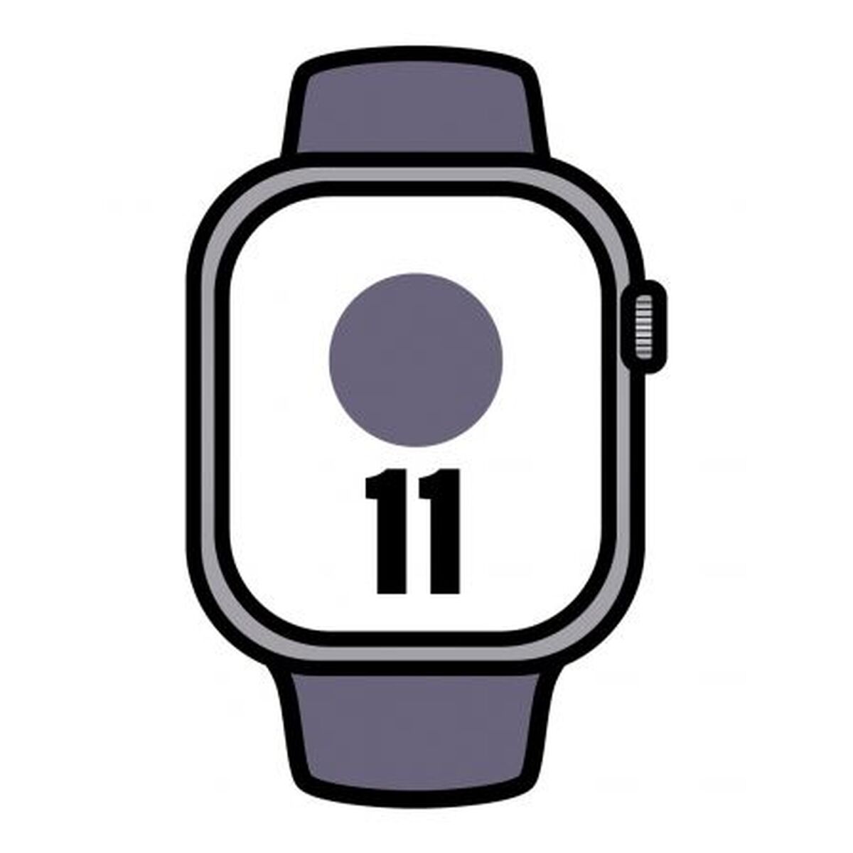 Bild von Smartwatch Apple MEU74QL/A Silberfarben 42 mm 1,78" Ø 42 mm Ø 42,5 mm