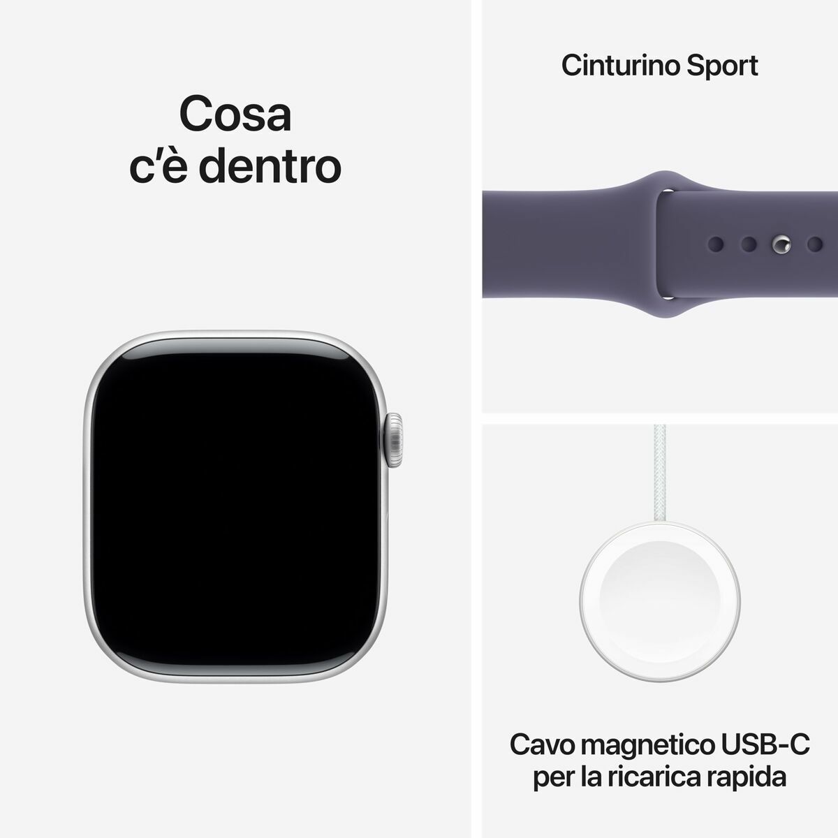 Immagine di Smartwatch Apple MEVA4QL/A Silver 46 mm