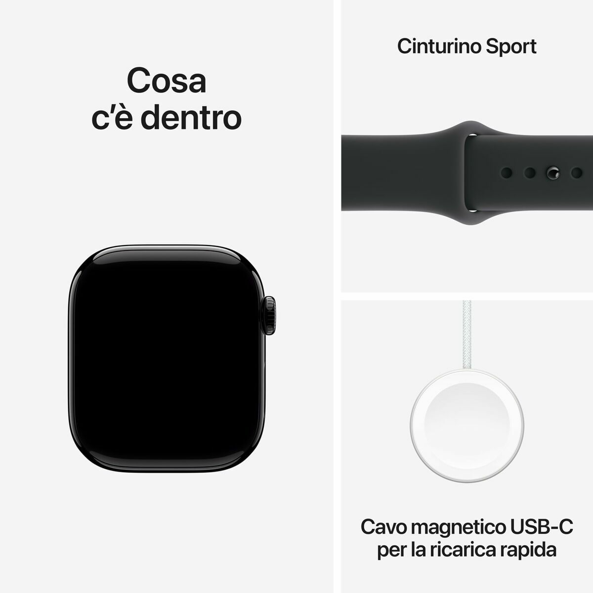 Smartwatch Apple MEQT4QL/A Black 42 mm