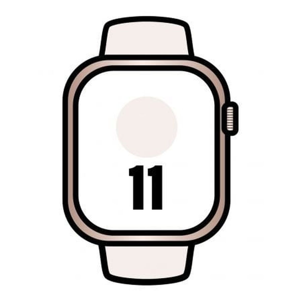 Bild von Smartwatch Apple MFCJ4QL/A Rosa 46 mm