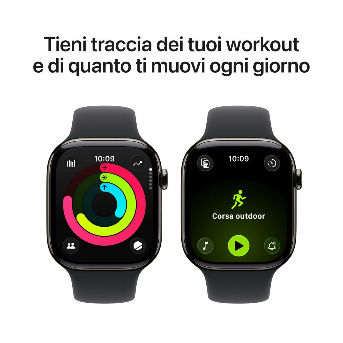 Bild von Smartwatch Apple MFD24QL/A Black Titanium Board 46 mm
